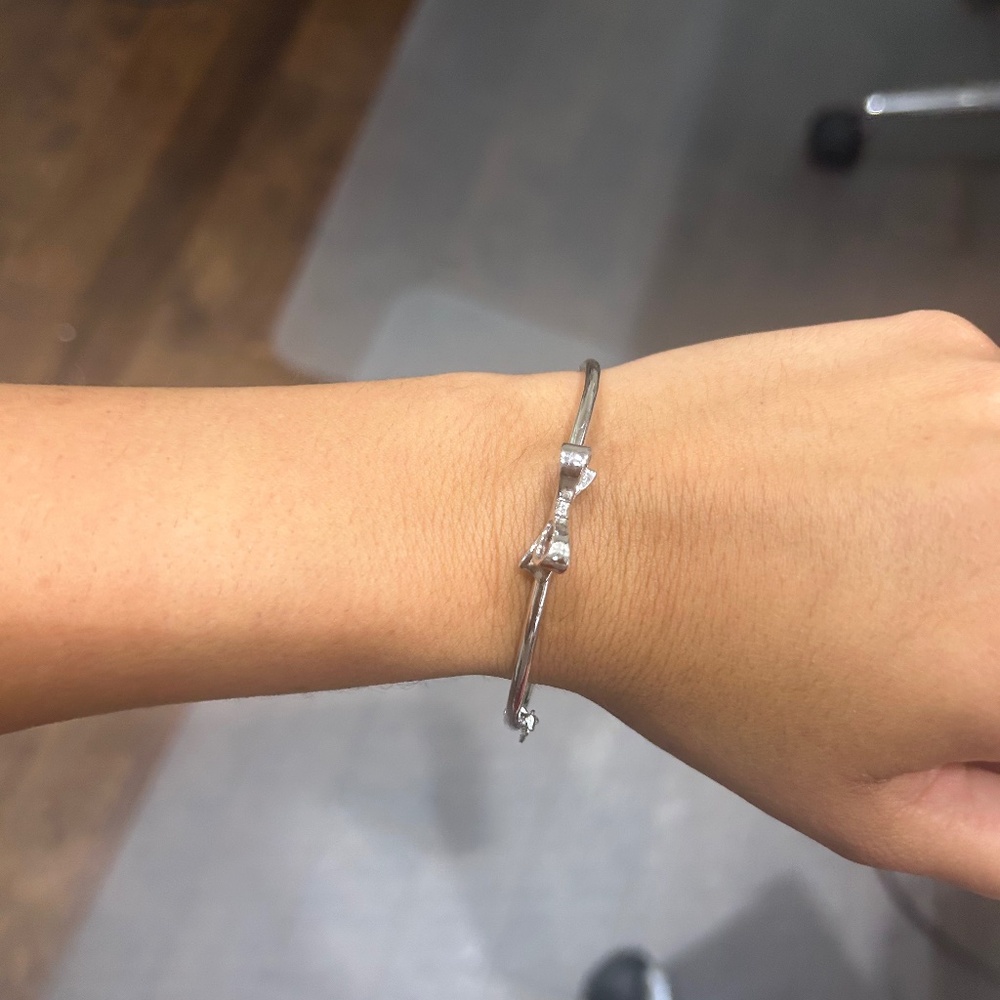 Silver Bow Bracelet